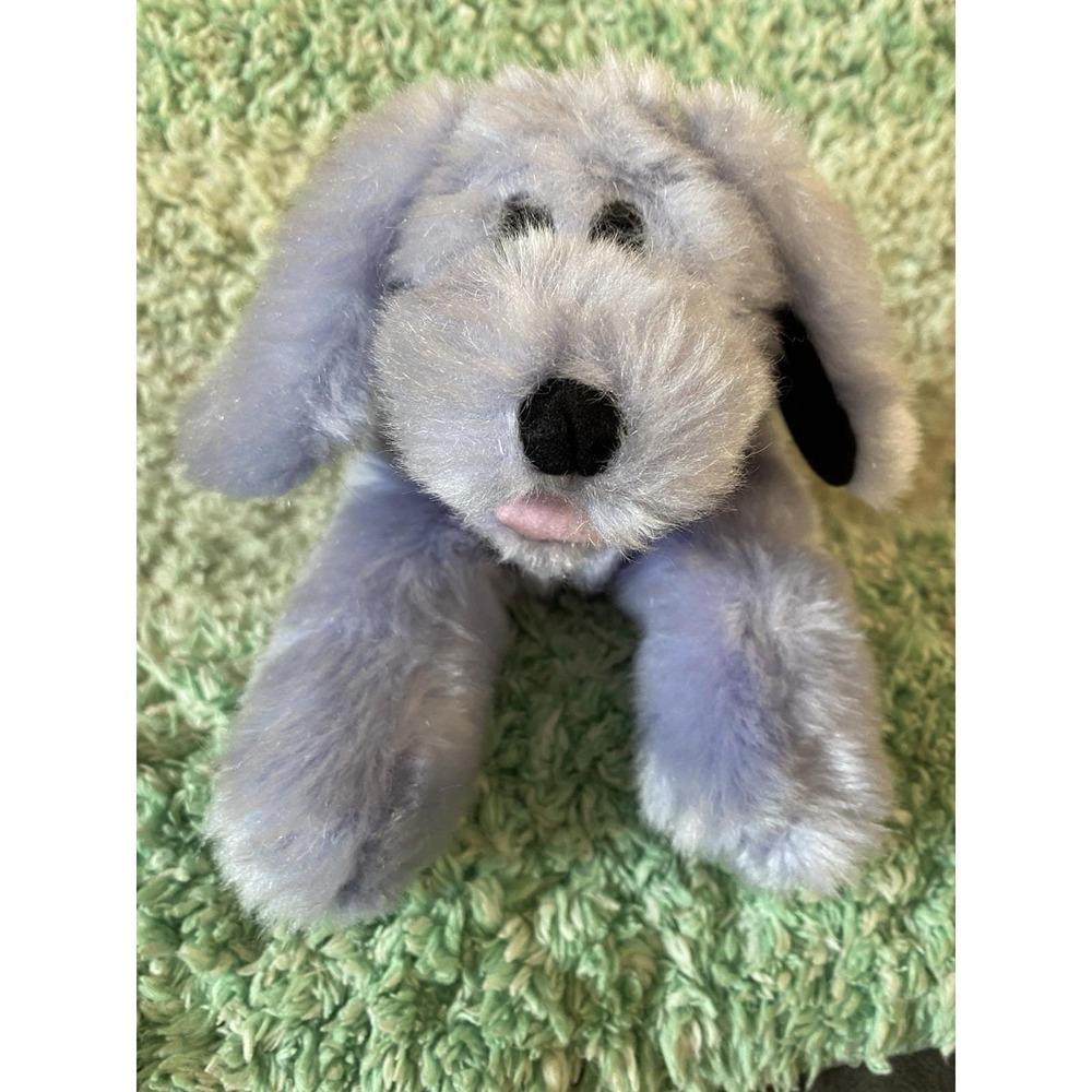 2000 Toys R Us Geoffrey Cosmo 9" lavender puppy dog stuffed animal plush w/star
